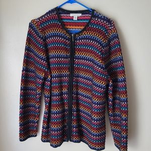 Size 2x multicolor Coldwater creek chunky knit sweater